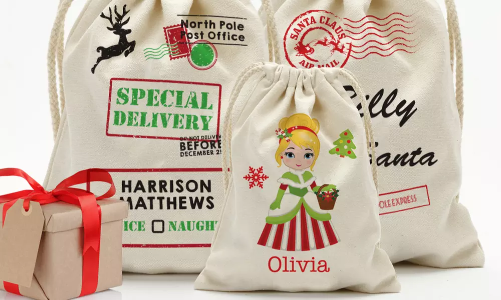Personalized Christmas Santa Sacks (Up to 75% Off) - Primary Image