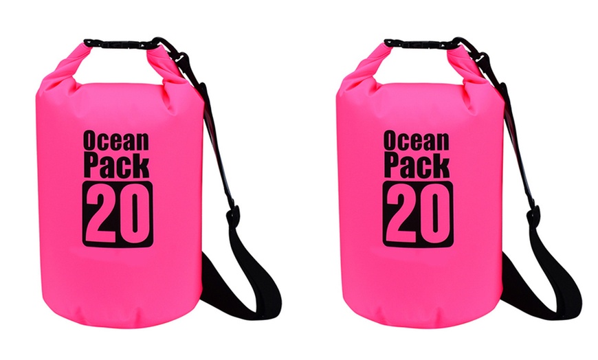 Image 42: One or Two Waterproof Floating Duffel Dry Bags