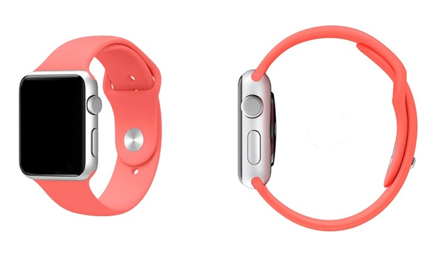 Image 7: Silicone Band for Apple Watch