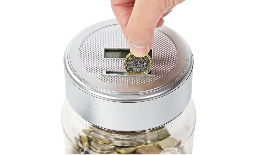 Image 6: Digital Coin Counting Money Banks