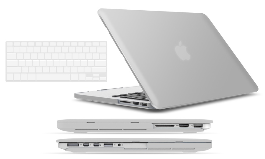Image 3: MacBook Pro 13" or 15" Hardshell Case and Keyboard Cover (2012-2015)