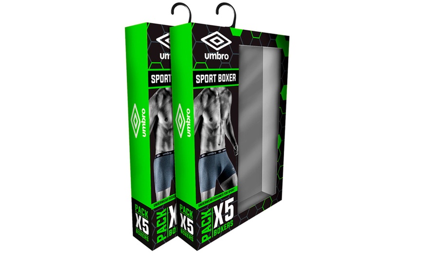 Image 4: 10er-Set Umbro Herren-Boxershorts aus 100% Baumwolle