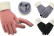 1 ou 2 gants en tricot compatible avec les écrans tactiles, coloris au choix - Image 2
