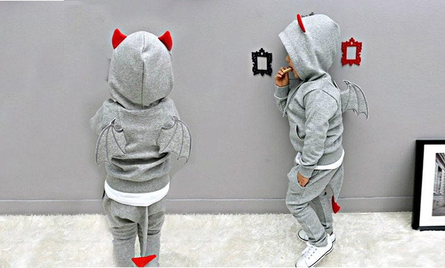 Image 3: Kids' Devil Hoodie Set