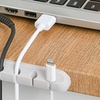 Image 1: Three- or Five-Slot Desk Tidy Desktop Cable Organiser