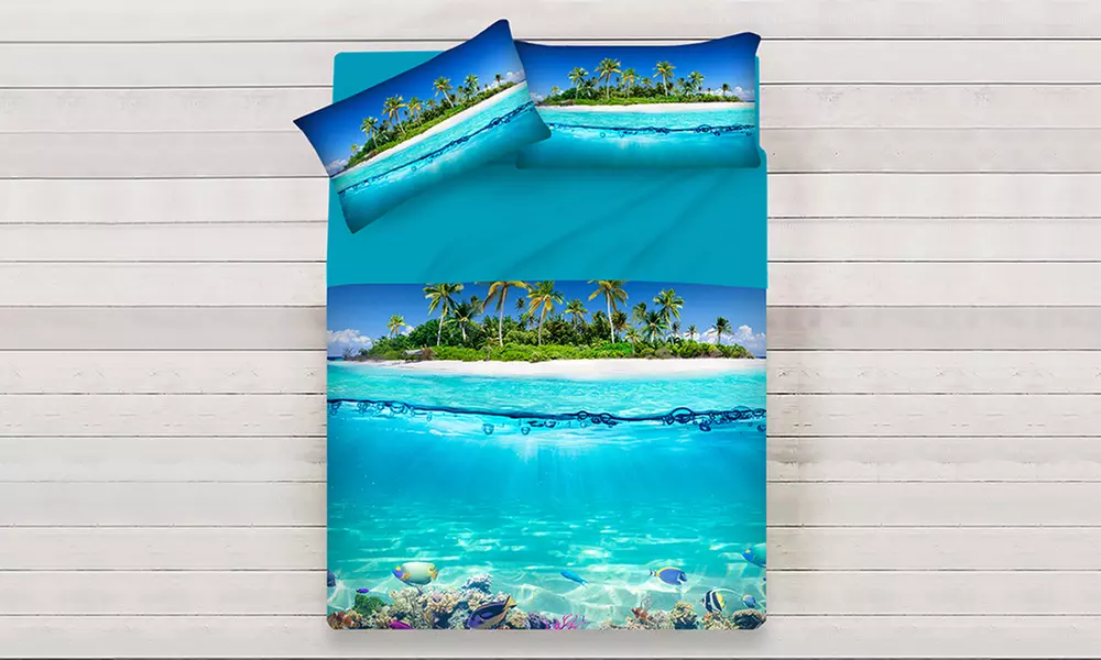 Lenzuola copriletto fantasie estive 100% cotone