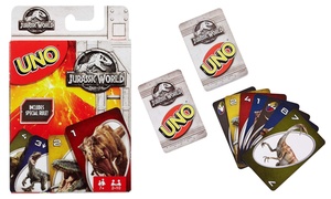 Mattel Jurassic World Uno Game