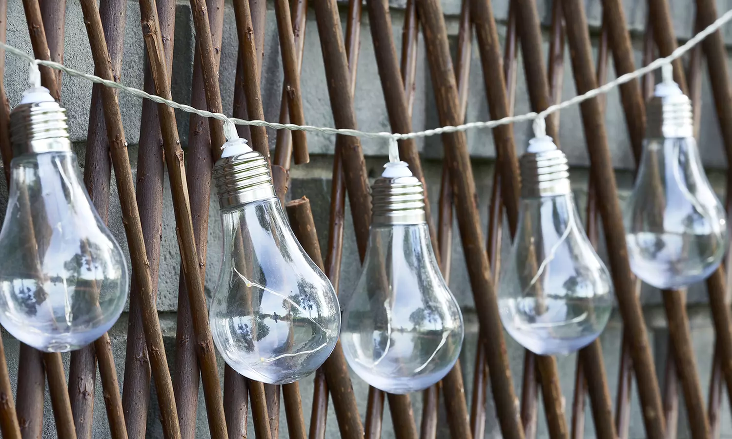 1 ou 2 Guirlandes solaires 10 lampes LED - Second Medium