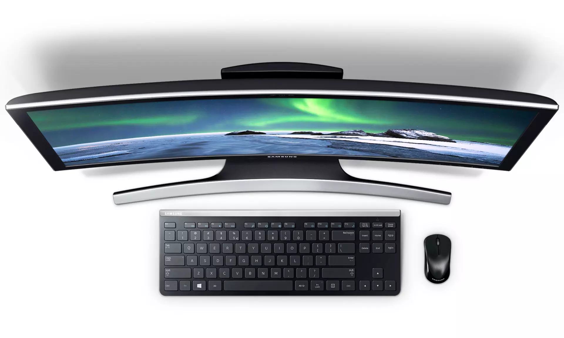 Samsung ATIV One 7 27" Curved All-in-One PC with Intel Core i5-5200U CPU, 8GB RAM, and 1TB HDD - Second Medium