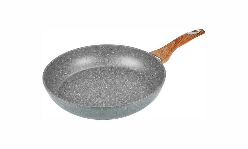 Image 3: Marble Stone Non-Stick Pan