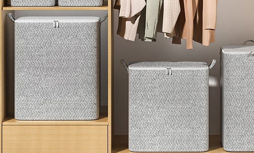 Image 1: Pack of Four Folding Storage Bags