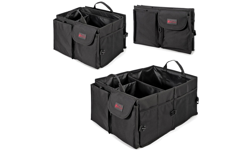 Image 3: Vinsani Multi-Purpose Foldable Deluxe Car Boot Organiser