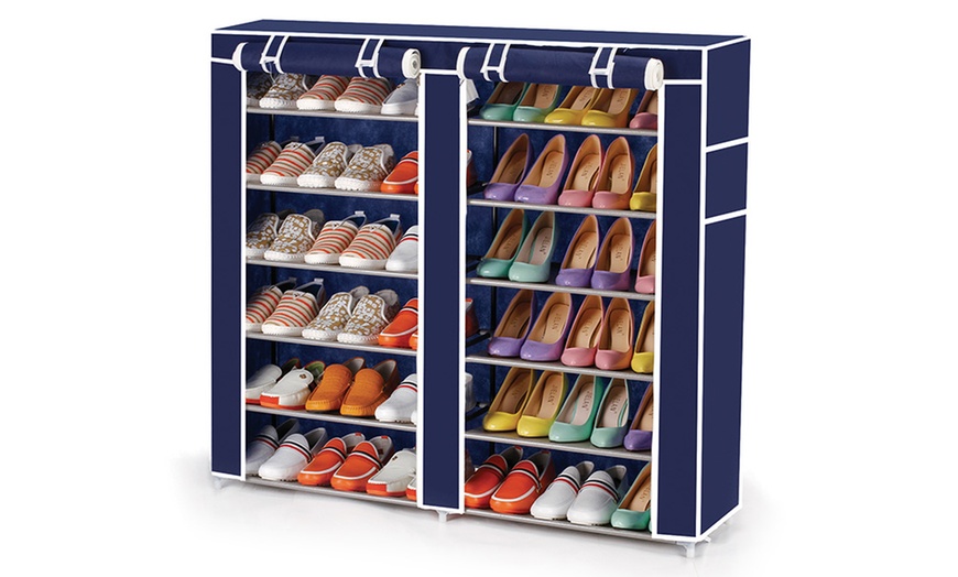 Image 14: Canvas Shoe Rack