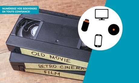 Pack au choix pour numériser et transférer des souvenirs sur DVD dès 14,90 € avec Tedeo