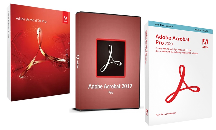 Image 1: Adobe Acrobat (XI Pro, Pro DC 2019, Pro 2020)