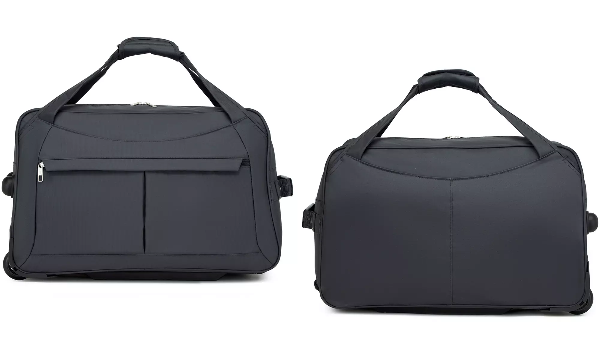 KONO 55L Two Wheels Foldable Soft Shell Travel Trolley Bag