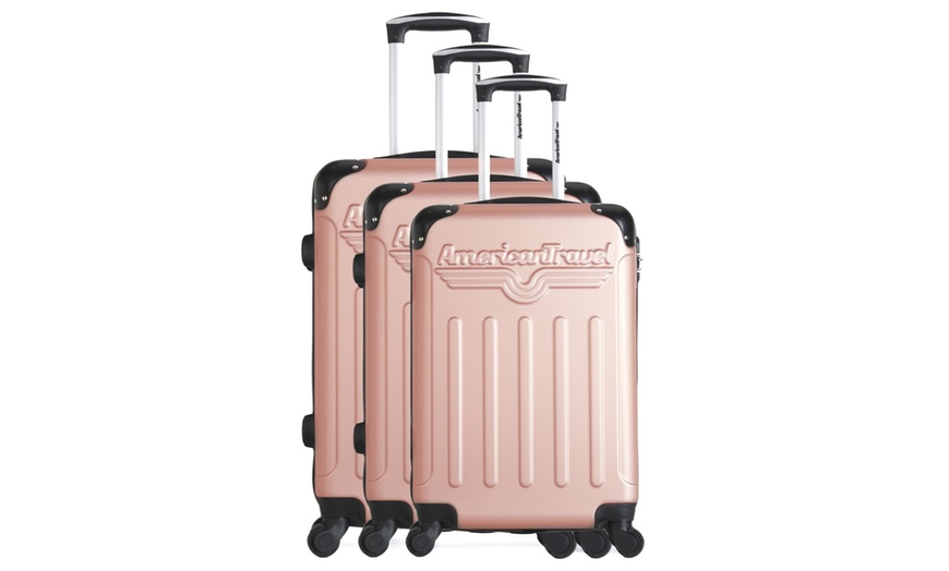 Image 17: Three American Travel Suitcases