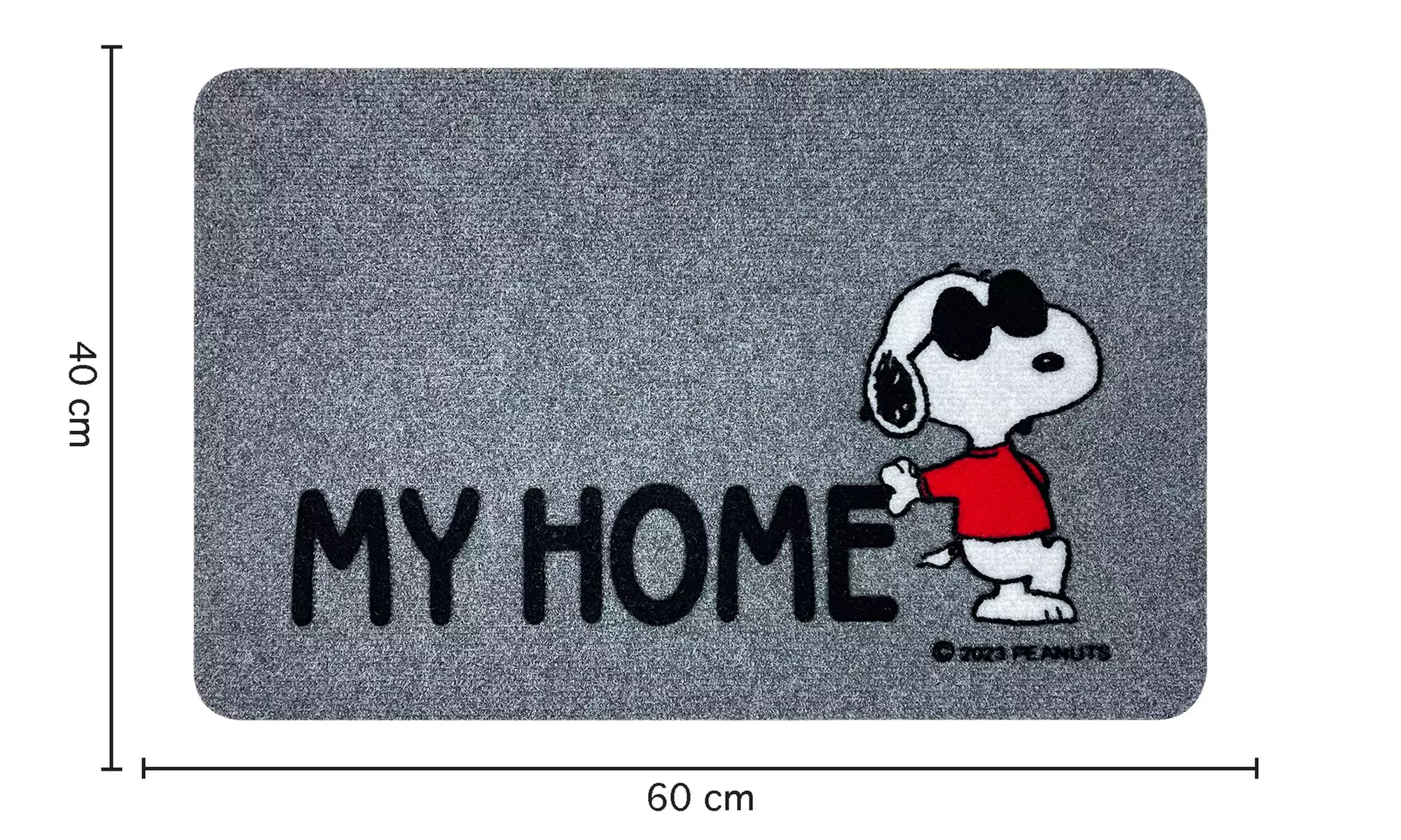 Eingangsmatte mit Snoopy-Motiv