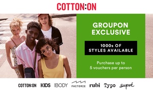 Cotton On & Co: $35 Credit 