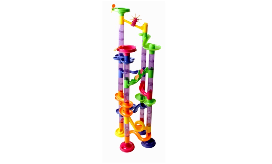 Image 2: 80-Piece Super Marble Run