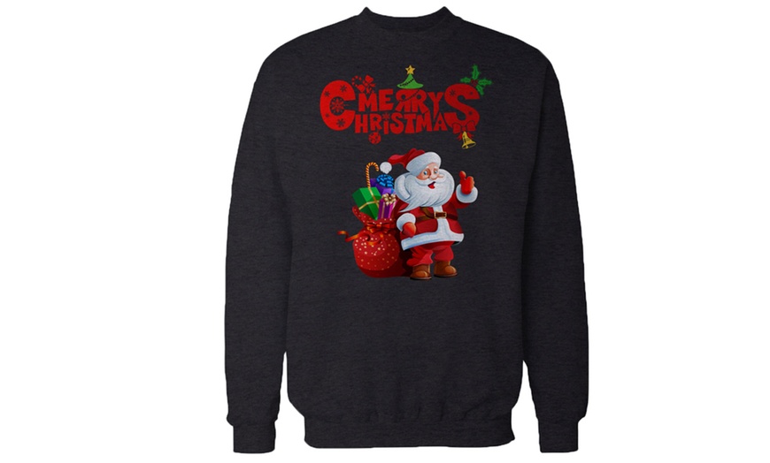 Image 2: Men's Christmas Sweatshirt