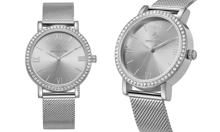 Image 7: Montre ornée de cristaux Swarovski®