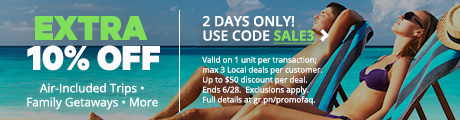 Extra 10% Off Getaways