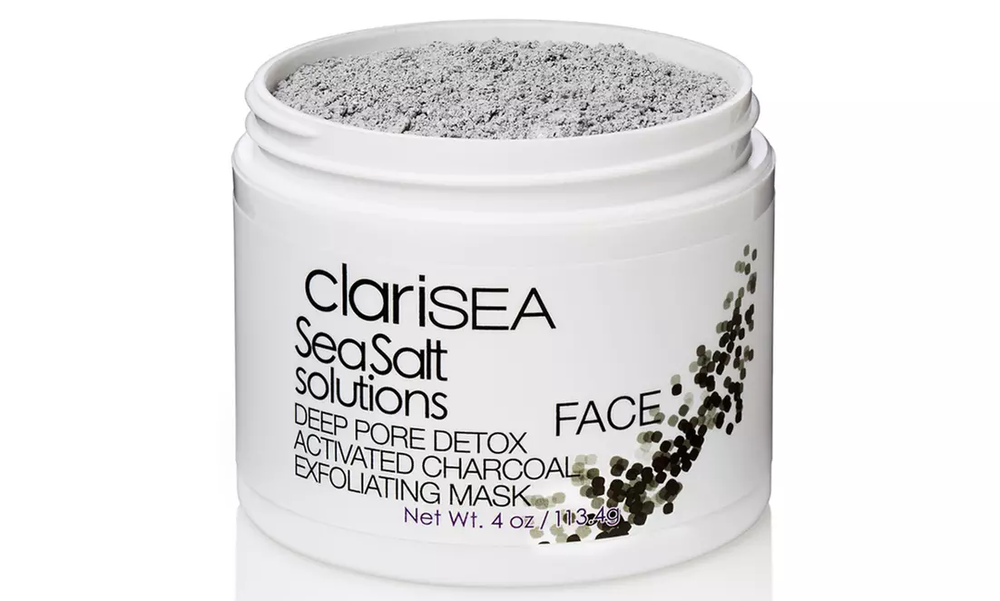 clariSEA Deep-Pore Detox Activated Charcoal Exfoliating Mask - Second Medium