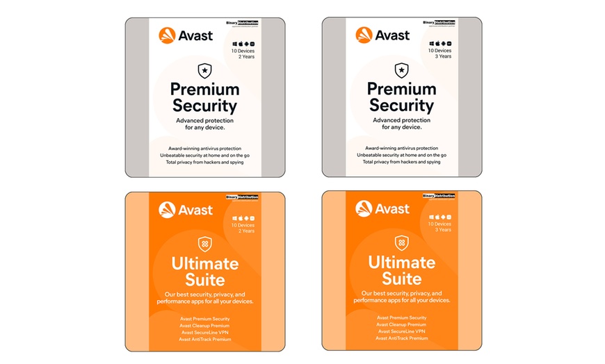 Image 1: Avast Premium Security & Ultimate Suite (10 Devices, 2–3 Years)