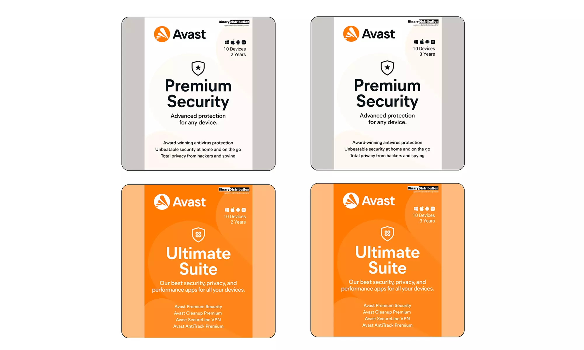 Avast Premium Security or Ultimate Suite (10 Devices, 2–3 Years) – PC Protection Software - Primary Image