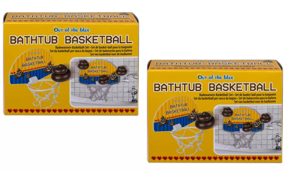1 ou 2 jeux de basket-ball à crottes pour le bain - Image 2