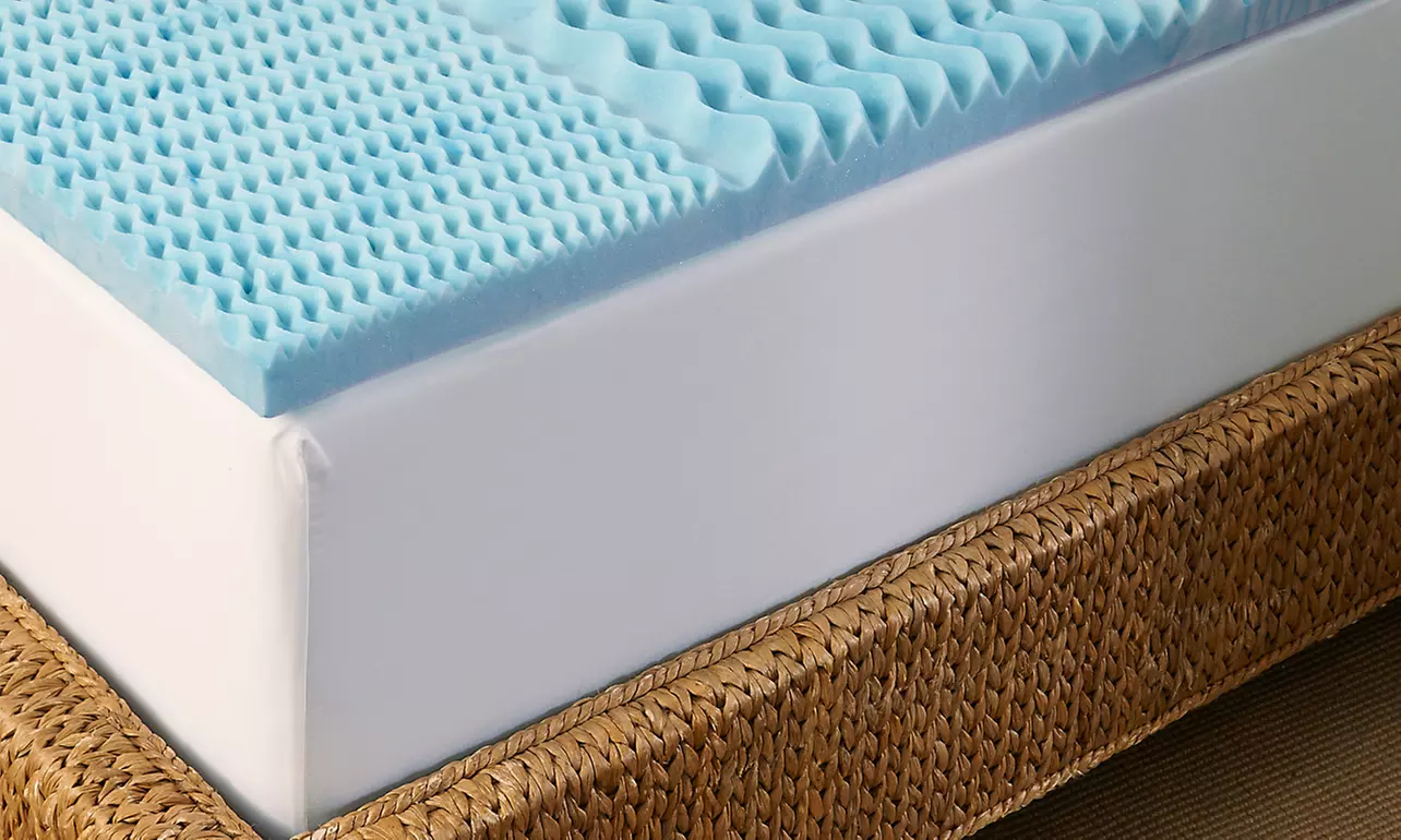 Cooling Gel Memory Foam Mattress Pad - Second Medium