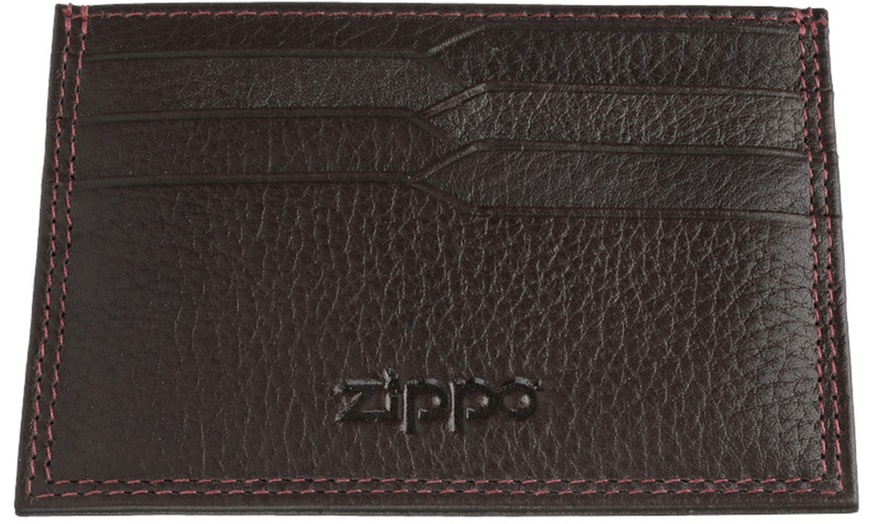 Image 9: Zippo Leather Wallets in Gift Box