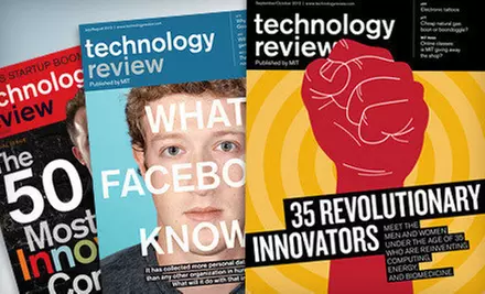 $12 for a Print or One-Year Digital Subscription to "MIT Technology Review" ($24.95 Value) - Primary Image