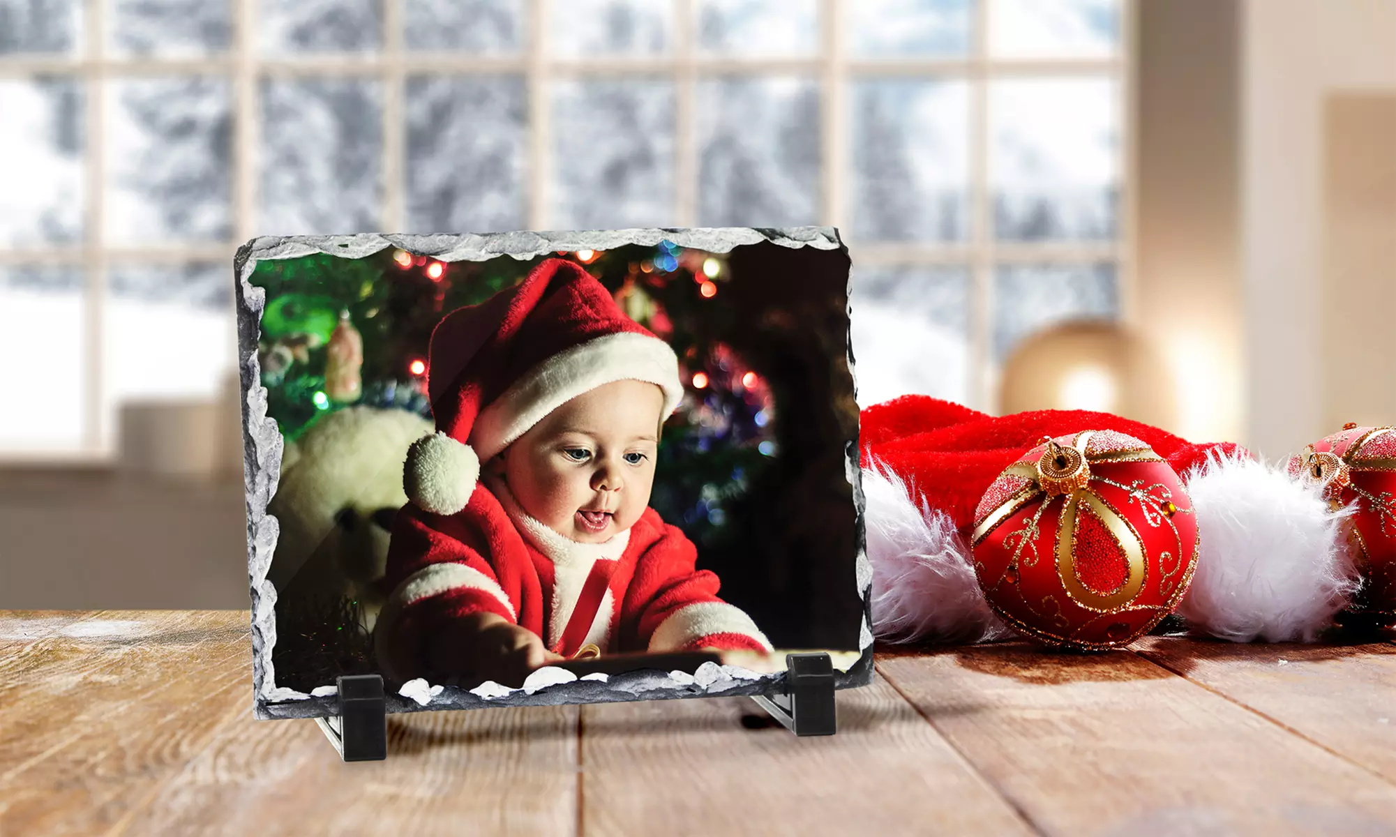 Personalised Stone Photo Slate