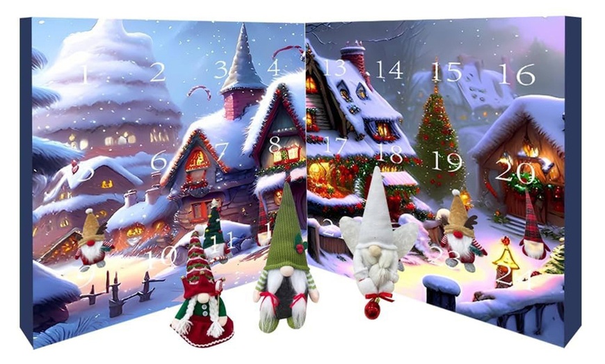 Image 11: Christmas Gnome, Countdown or DIY Bracelet Necklace Advent Calendar