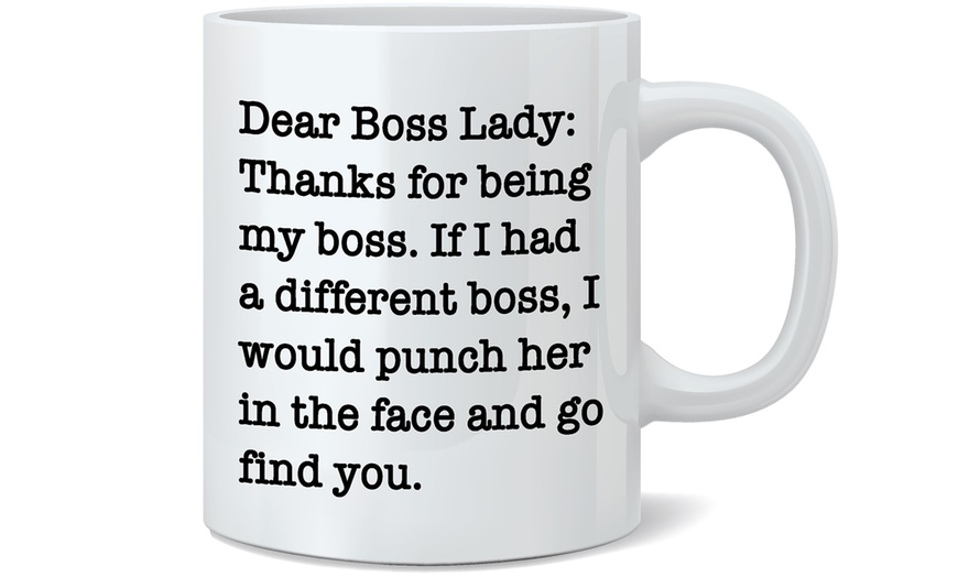 Image 2: One or Two Employee Novelty Mugs