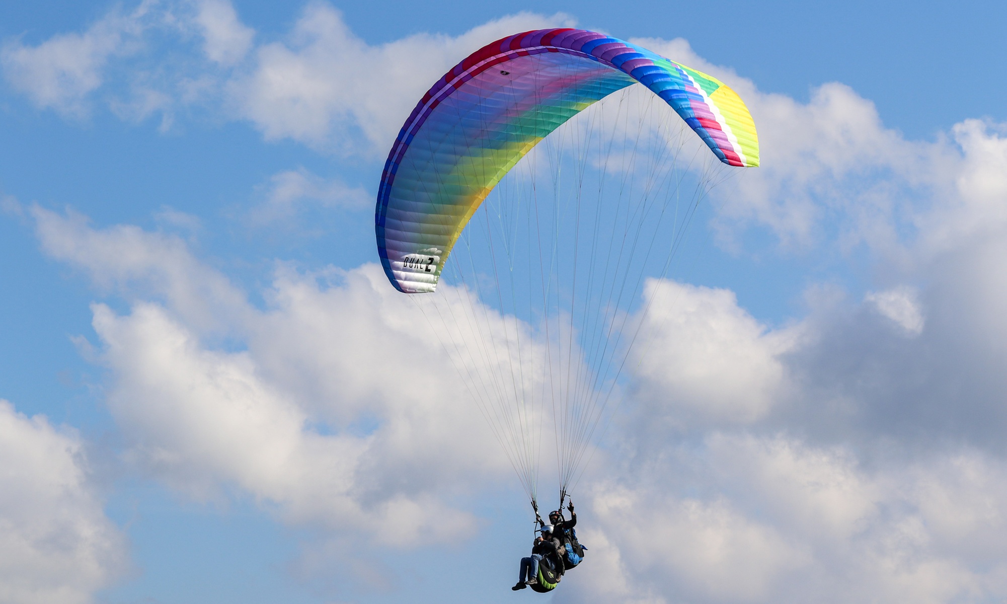 Vuelo en parapente biplaza para 1 o 2 personas