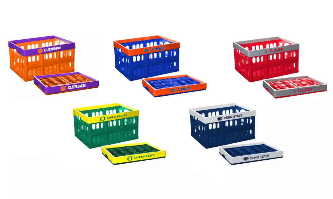 Fabrique NCAA Licensed Collapsible Crates - Primary Image
