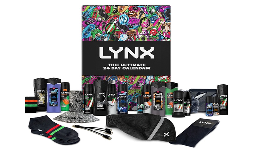 Image 1: Up to Four Lynx The Ultimate 24-Day Calendar Countdown Gift Sets