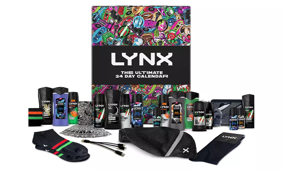 Up to Four Lynx The Ultimate 24-Day Calendar Countdown Gift Sets for Him - Primary Image