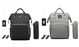  USB Diaper Bag Backpack 