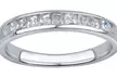 1/2 CTTW Princess Diamond Wedding Band in 10K Solid Gold by Brilliant Diamond - Second Medium
