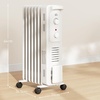 Image 8: HomCom Quiet Oil Filled Radiator; choose from 7, 9 or 11 Fin in White