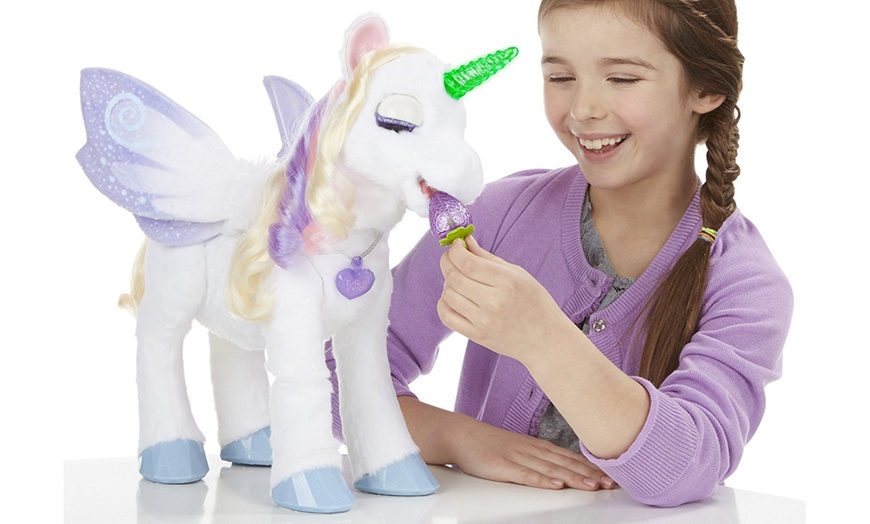 Image 2: Hasbro StarLily Magical Unicorn