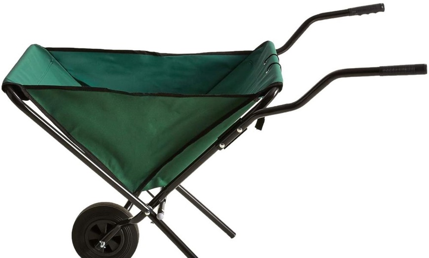 Image 3: Garden Gear Heavy-Duty and Folding Design Wheelbarrows 