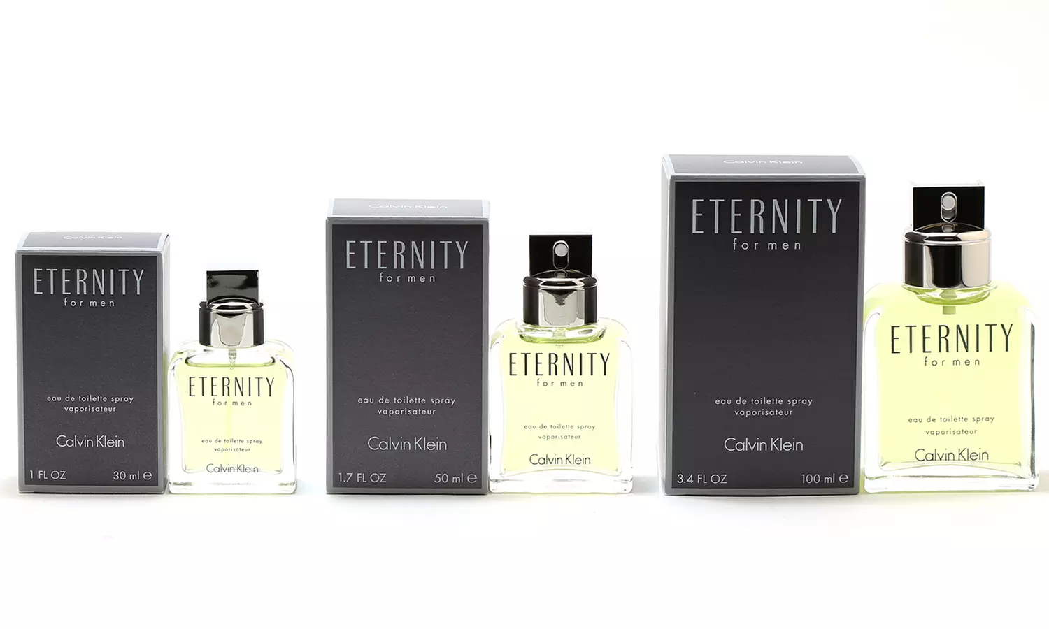 Calvin Klein Eternity Eau de Toilette for Men. Multiple Sizes Available. - Primary Image