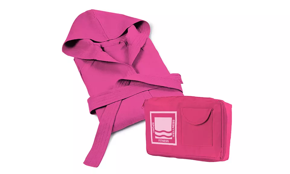 Accappatoio in microfibra con trattamento super assorbente