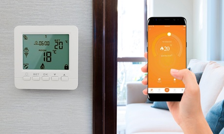 1 o 2 termostati con tecnologia Wi-Fi SevenON per il controllo del clima tramite smartphone