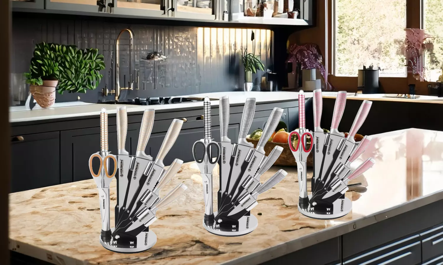 Set de couteaux 8 pièces Herzberg